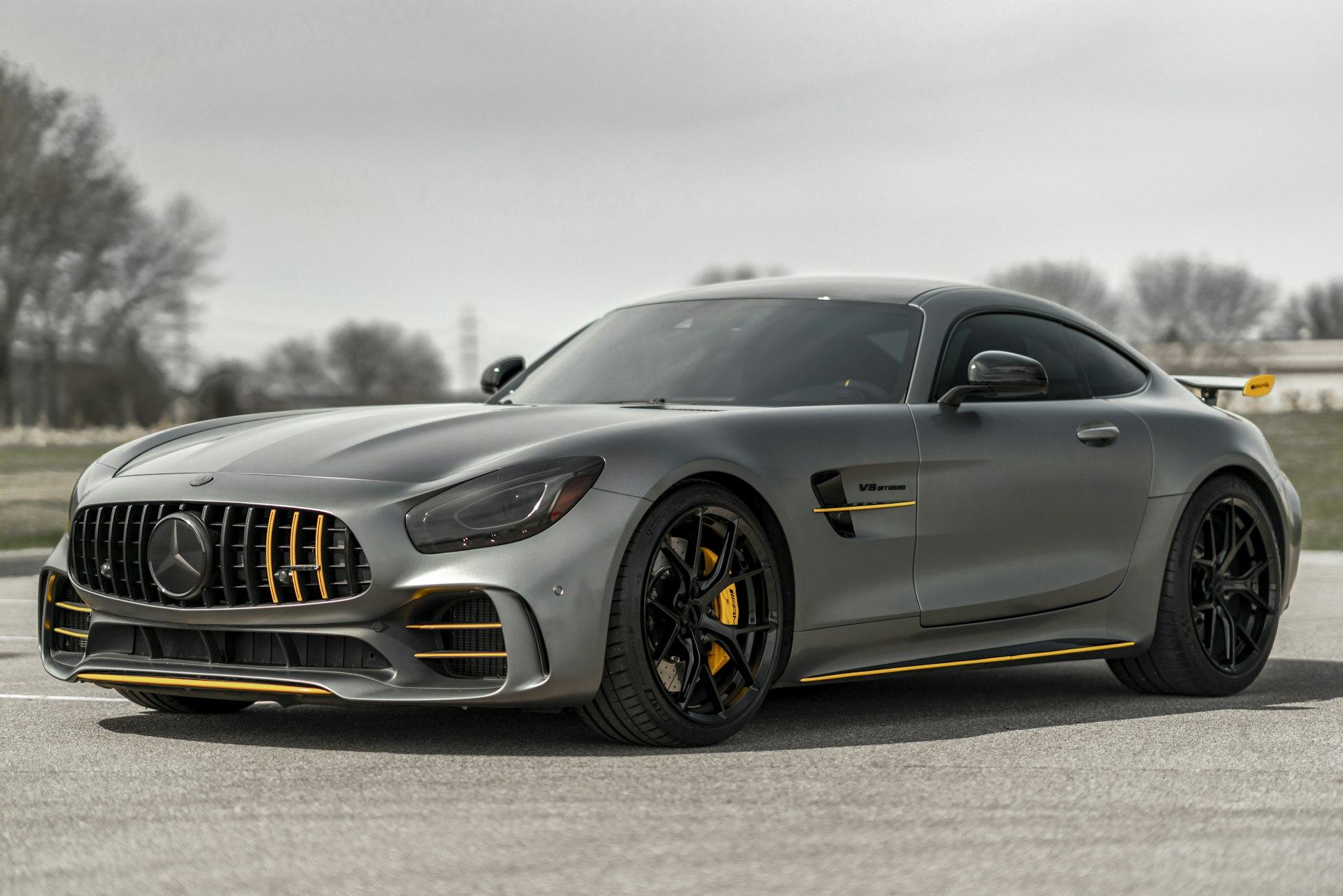 Mercedes-AMG GT R with black forged wheels
